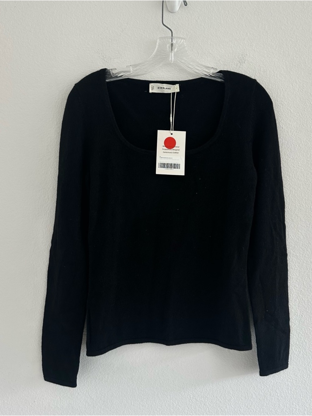Everlane The Square Neck Sweater in Cashmere Size: S, NWT - Picture 3 of 11